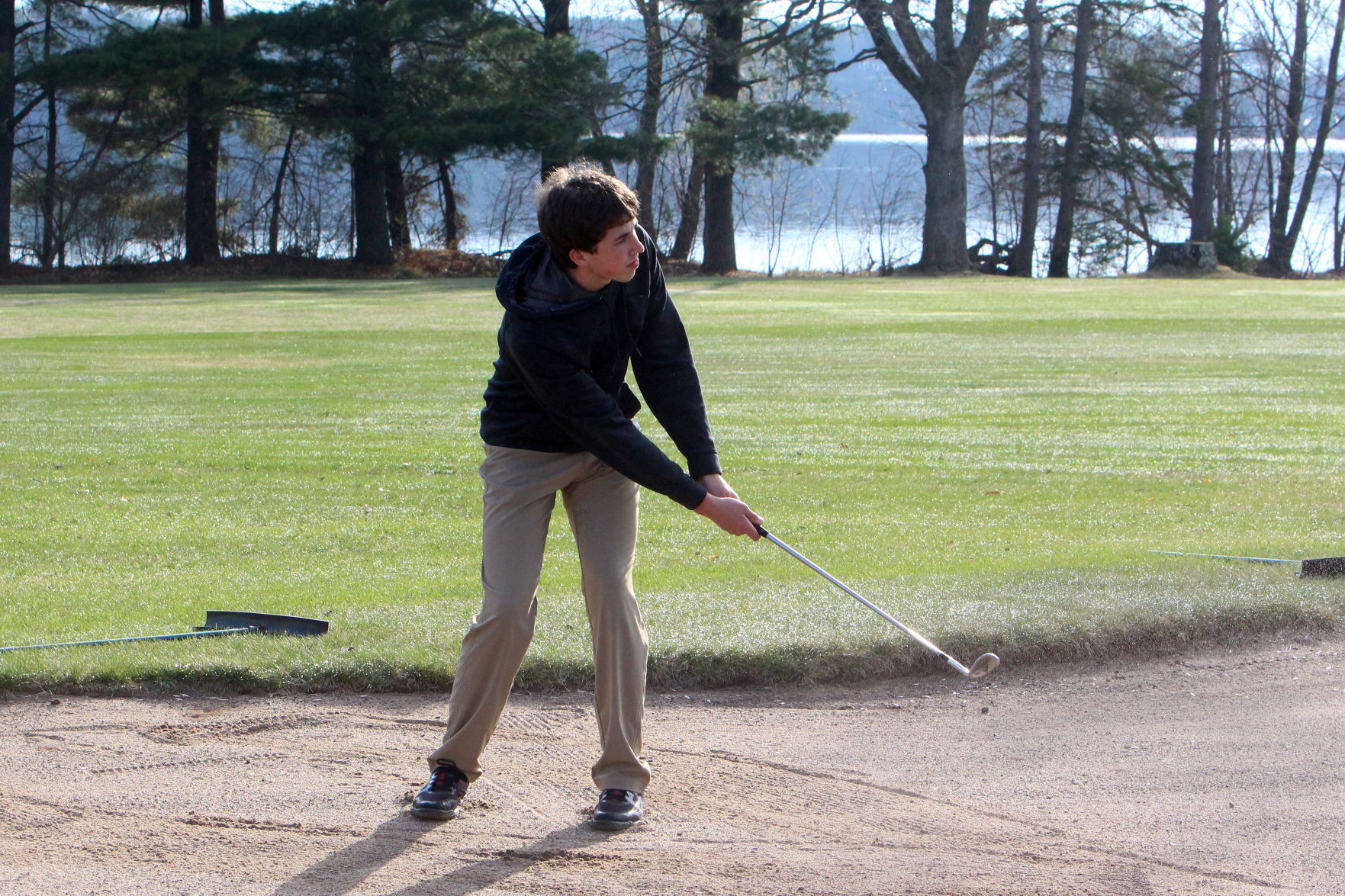 Cloverbelt-Dairyland boys golf invite at Lake Wissota golf 4-29-19